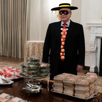 McDonald's - a man wearing a hat and tie - Fast Food Near Me - Hooksett, New Hampshire McDonald's - a man wearing a hat and tie - Fast Food Near Me - Hooksett, New Hampshire
