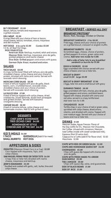 Menu photo 1 La Diva Mexican Kitchen Port Orange, FL Menu photo 1 La Diva Mexican Kitchen Port Orange, FL