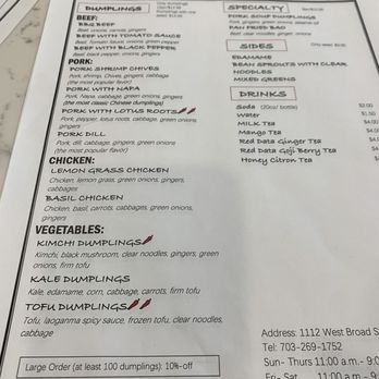 Tasty Dumpling - Menu - Chinese Near Me - Falls Church, Virginia Tasty Dumpling - Menu - Chinese Near Me - Falls Church, Virginia