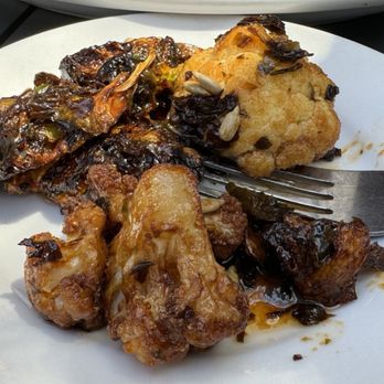 Perfect Pear Bistro - Crispy Korean Brussels and Cauliflower - New American Near Me - Tempe, Arizona