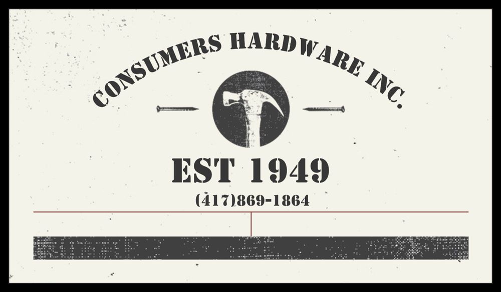 CONSUMER’S HARDWARE Updated September 2024 1844 N Glenstone Ave