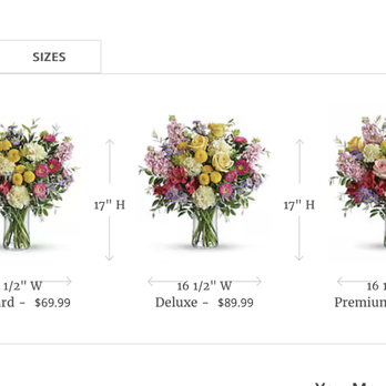 Burlingame LaGuna Florist - What the height of the vase was supposed to be for each of the arrangements. - Florists Near Me - Burlingame, California Burlingame LaGuna Florist - What the height of the vase was supposed to be for each of the arrangements. - Florists Near Me - Burlingame, California