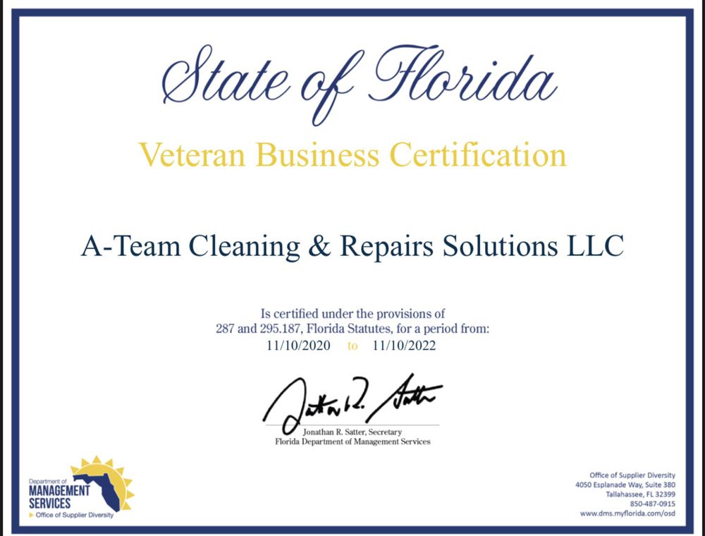 Slide of A-Team Cleaning & Repairs Solutions