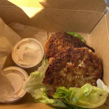 Dees Vegan To Go Cafe - Chef Crafted Crab Cakes with Fresh Side - Desserts Near Me - Charlotte, North Carolina Dees Vegan To Go Cafe - Chef Crafted Crab Cakes with Fresh Side - Desserts Near Me - Charlotte, North Carolina
