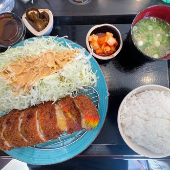 Yoko - Cheesekatsu plate with rice and soup - Japanese Near Me - Buena Park, California Yoko - Cheesekatsu plate with rice and soup - Japanese Near Me - Buena Park, California