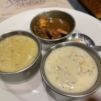 Anaya's Seafood Scratch Kitchen - Soup sampler - Seafood Near Me - Richardson, Texas Anaya's Seafood Scratch Kitchen - Soup sampler - Seafood Near Me - Richardson, Texas