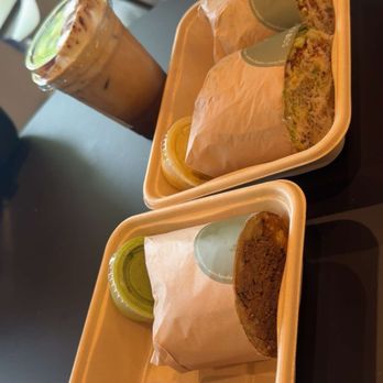 Faregrounds - Short Rib Wrap, Chicken Caesar Salad Wrap, Tiramisu Latte - Sandwiches Near Me - Beverly Hills, California