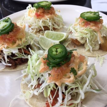 Corner Grille - Taco sampler (beef, fish, shrimp) - Korean Near Me - Van Nuys, California Corner Grille - Taco sampler (beef, fish, shrimp) - Korean Near Me - Van Nuys, California