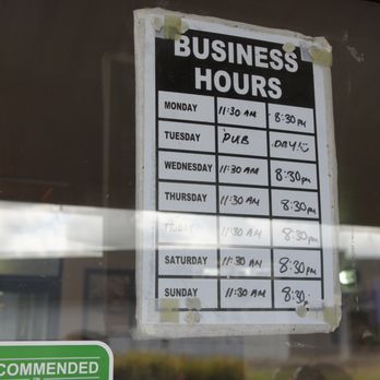 Pauly's Diner - Hours. Update: Closed Monday's too. - Burgers Near Me - Taupo, WKO