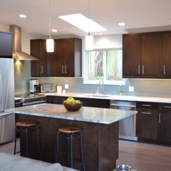 Coast To Coast Design - Maple Espresso Kitchen
