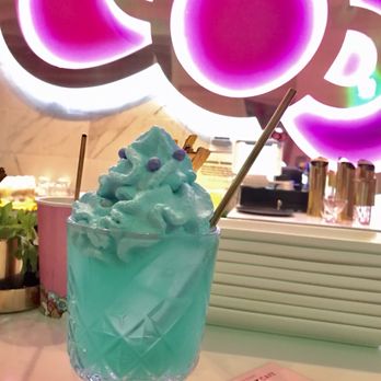 Hello Kitty Cafe - This is the Mezcal tequila concoction - Cafes Near Me - Irvine, California