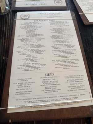Menu photo 1 The Copper Hen Minneapolis, MN