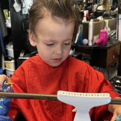 Hair Bears - Haircut in progress