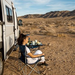 Indie Campers - Salt Lake City - Solis Campervan from Indie Campers feels like a small home on wheels. This Class-B camper has everything you need for a camping trip.