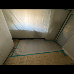 EcoDry Restoration - Asbestos Abatement ready for testing