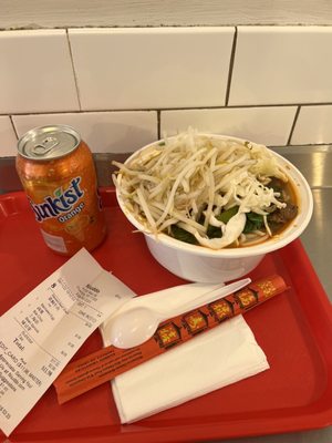 贵州苗家粉面 ( Xi Jiang Qian Hu) Beef Noodle Soup by null