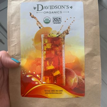 Davidson's Organic Teas - 32 oz organic tea - Coffee & Tea Near Me - Sparks, Nevada Davidson's Organic Teas - 32 oz organic tea - Coffee & Tea Near Me - Sparks, Nevada