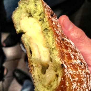 Cafe Dulce - Inside green tea donut - Coffee & Tea Near Me - Los Angeles, California