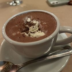 The Restaurant at Burdick's - Dark chocolate hot chocolate