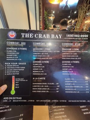 Menu photo 2 The Crab Bay San Jose, CA Menu photo 2 The Crab Bay San Jose, CA