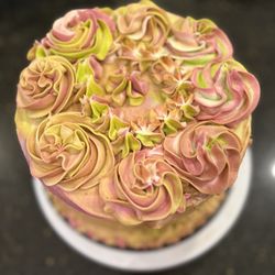 Sweet & Cozy Bakery - Tie Dye Vanilla Cake