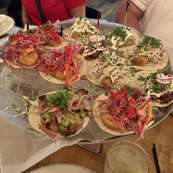 Bakersfield Nashville - Short Rib Taco Baja Shrimp Taco Fish Taco Pollo Verde Taco - Tacos Near Me - Nashville, Tennessee