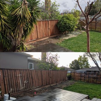 Firefighter Tree Service - Top is before, bottom is after. Super fast, cleaned up everything afterwards, and couldn't be happier! Great job! - Tree Services Near Me - Redwood City, California Firefighter Tree Service - Top is before, bottom is after. Super fast, cleaned up everything afterwards, and couldn't be happier! Great job! - Tree Services Near Me - Redwood City, California