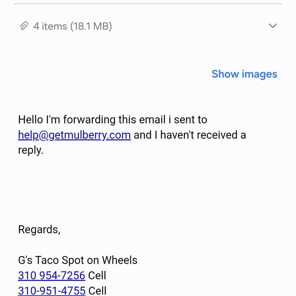 Chefs' Toys - Email showing our contract to Mulberry - Restaurant Supplies Near Me - Torrance, California Chefs' Toys - Email showing our contract to Mulberry - Restaurant Supplies Near Me - Torrance, California