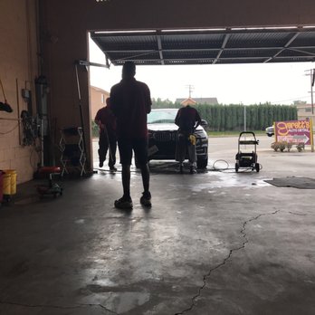 Everett's - Working hard on my wife's car. Very friendly people. - Car Wash Near Me - Downey, California Everett's - Working hard on my wife's car. Very friendly people. - Car Wash Near Me - Downey, California