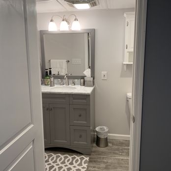 NY Worker Bees - Basement after (Bathroom) - Decks & Railing Near Me - Wappingers Falls, New York