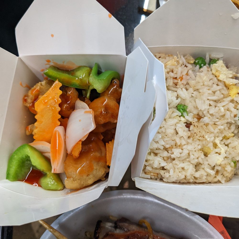 Kowloon Kitchen - Sweet and sour pork & Pork fried rice - Chinese Near Me - San Jose, California