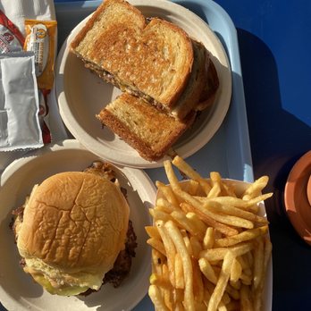 For The Win - Double Cheese Burger Patty Melt Fries - Burgers Near Me - Glendale, California For The Win - Double Cheese Burger Patty Melt Fries - Burgers Near Me - Glendale, California