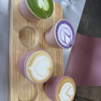 1 Oz Coffee - Mini Latte Flight - Coffee & Tea Near Me - Huntington Beach, California