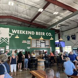 Weekend Beer Company - Beer must be good with a line like this!