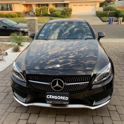 2017 Mercedes AMG C43 was in a for a premium exterior package.