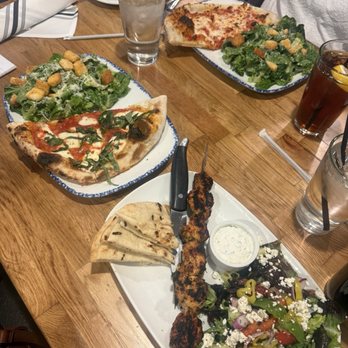 Taverna Modern Mediterranean - Lunch special - pizza & salad, Chicken Souvlaki skewer and salad - Greek Near Me - Flagstaff, Arizona Taverna Modern Mediterranean - Lunch special - pizza & salad, Chicken Souvlaki skewer and salad - Greek Near Me - Flagstaff, Arizona