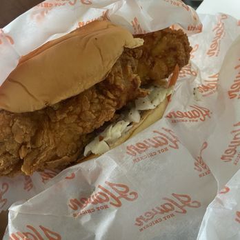 Haven Hot Chicken - Tendie Slider!!! Chicken bigger than the bun!!! - Chicken Shop Near Me - Fairfield, Connecticut Haven Hot Chicken - Tendie Slider!!! Chicken bigger than the bun!!! - Chicken Shop Near Me - Fairfield, Connecticut