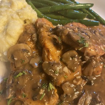 Uptown Grill - Chicken Marsala Yukon Gold mashed potatoes and fresh seasonal vegetables - Cocktail Bars Near Me - Olympia, Washington Uptown Grill - Chicken Marsala Yukon Gold mashed potatoes and fresh seasonal vegetables - Cocktail Bars Near Me - Olympia, Washington