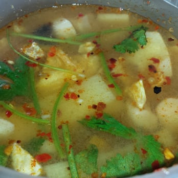 Pagan Restaurant - Take out: #6 Tom yum (close up) - Thai Near Me - San Francisco, California Pagan Restaurant - Take out: #6 Tom yum (close up) - Thai Near Me - San Francisco, California