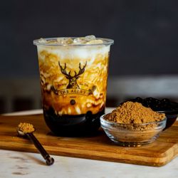 The Alley - Swirls of brown sugar, clouds of cream, and boba dreams.