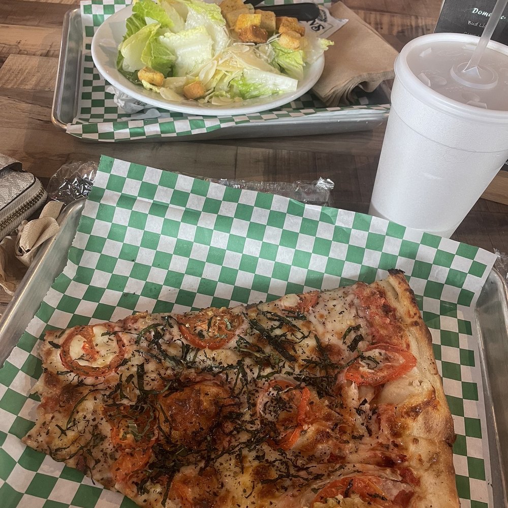 Roppolo's Pizzeria - Margharita pizza and Caesar salad - Pizza Near Me - Austin, Texas Roppolo's Pizzeria - Margharita pizza and Caesar salad - Pizza Near Me - Austin, Texas