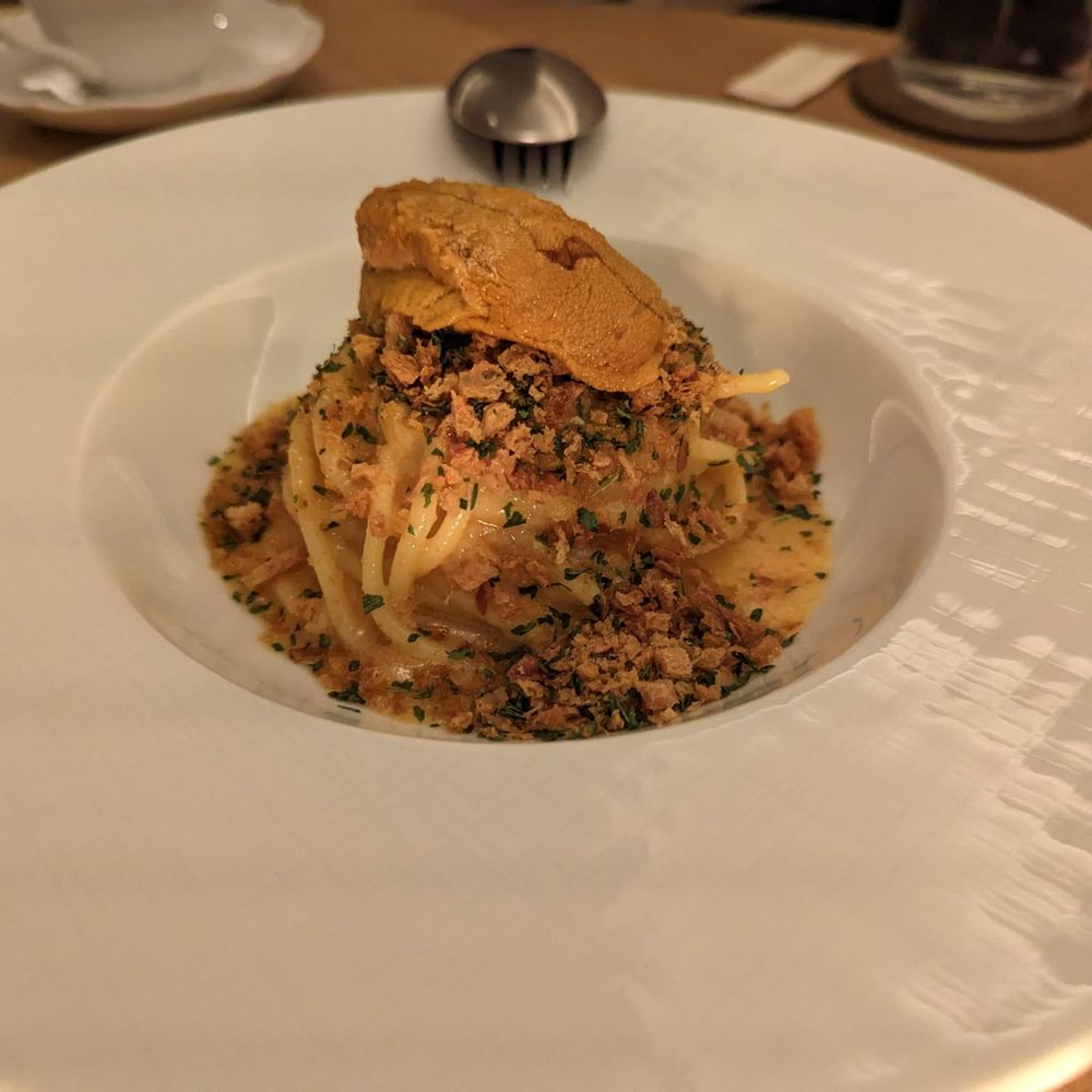 Osteria Giulia - Spaghettoni ai Ricci di Mare - Italian Near Me - Toronto, Ontario Osteria Giulia - Spaghettoni ai Ricci di Mare - Italian Near Me - Toronto, Ontario