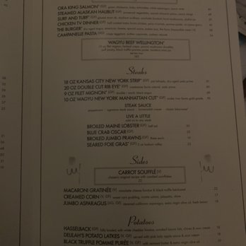 Delilah - Menu - New American Near Me - Las Vegas, Nevada