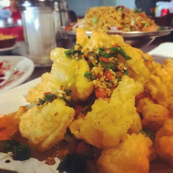 Changs Chinese Restaurant - Cantonese-style Salt and Pepper fried squid with extra spicy peppers. - Chinese Near Me - Miami, Florida