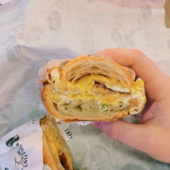 Foxtail Coffee - Foxtail Egg Sandwich: Eggs Bacon Cheese Potato Roll - Coffee Roasteries Near Me - Altamonte Springs, Florida
