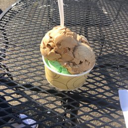 a cup of ice cream