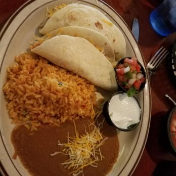 Fajita Grande - Dos Tacos dinner with rice & beans. I believe it was $5.99. - Mexican Near Me - Hagerstown, Maryland
