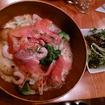 La Raclette - Comes with a side of salad - Fondue Near Me - Montreal, Quebec