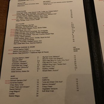 Roka Akor - Chicago - Menu 12/30/19 - Sushi Bars Near Me - Chicago, Illinois Roka Akor - Chicago - Menu 12/30/19 - Sushi Bars Near Me - Chicago, Illinois
