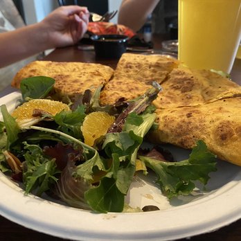Digs on McCarthy - Cuban Quesadilla with salad. - American Near Me - Lemont, Illinois